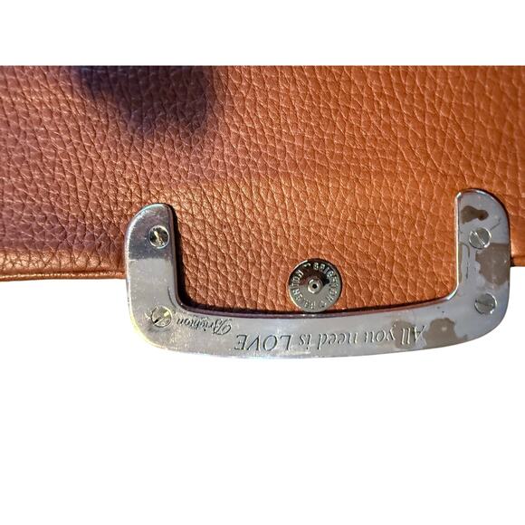 Brighton brown patent shoulderbag - Picture 6 of 10